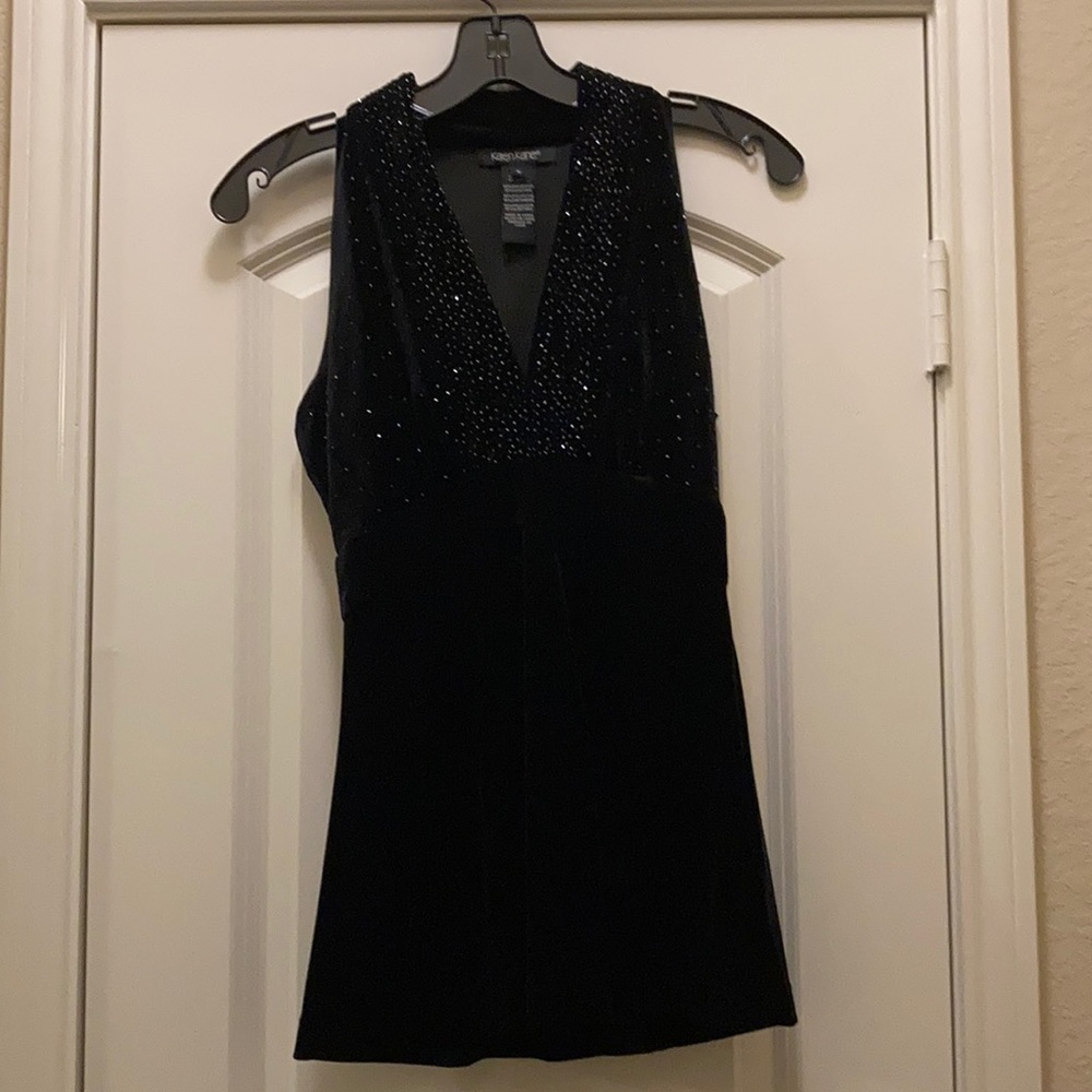 Karen Kane with sparkles on top